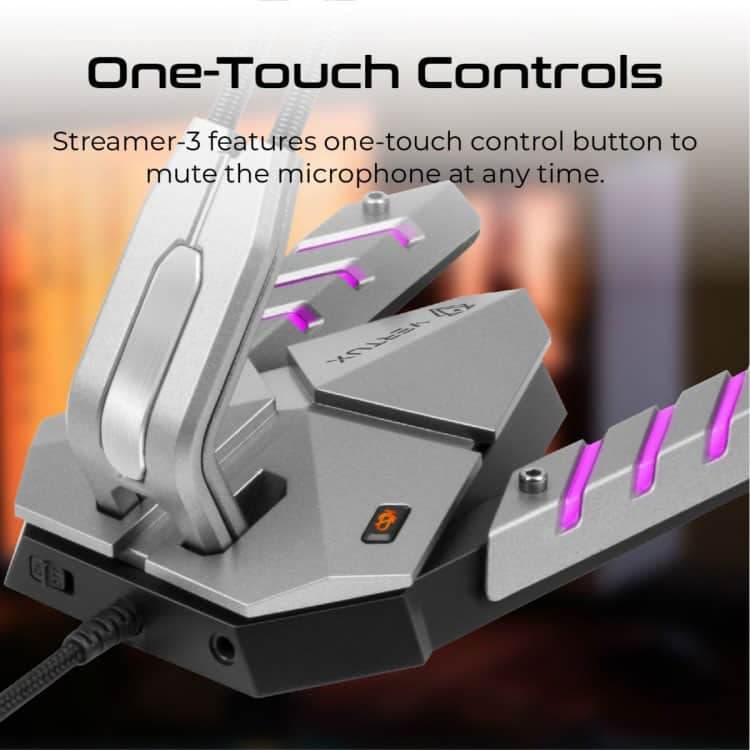 میکروفون Vertux Streamer-3 – خاکستری — تصویر ۲