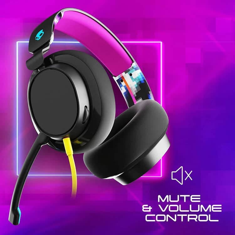هدست با سیم Skullcandy SLYR – رنگ Black DigiHype — تصویر ۴