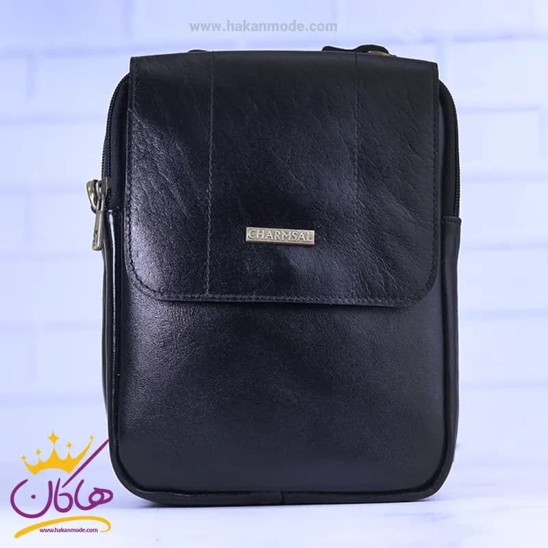 کیف دوشی چرم چرمسال کد 610 — تصویر ۶