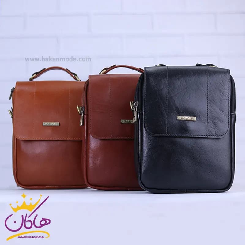کیف دوشی چرم چرمسال کد 610