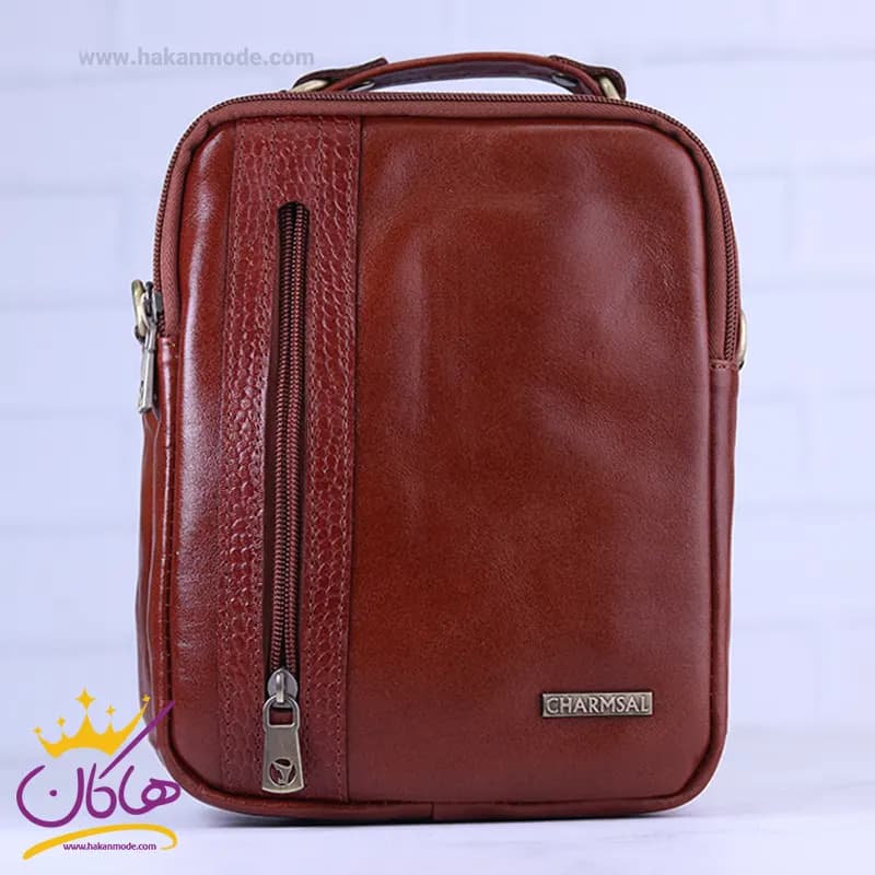 کیف دوشی چرم چرمسال کد 620 — تصویر ۲
