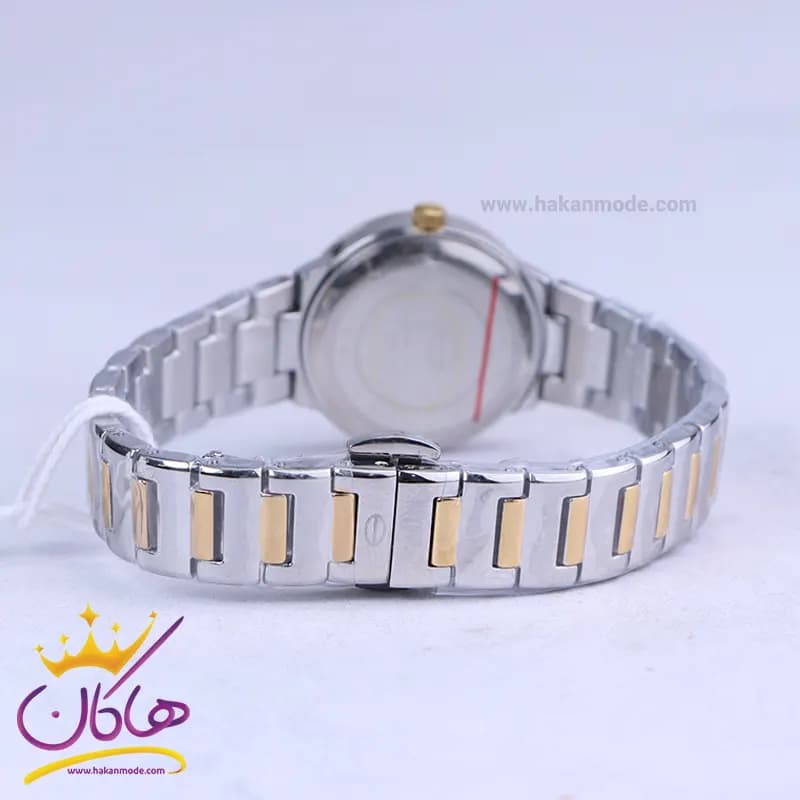 ساعت مچی سولیدا زنانه فلزی نقره ای طلایی صفحه سبز 5122/9 — تصویر ۳