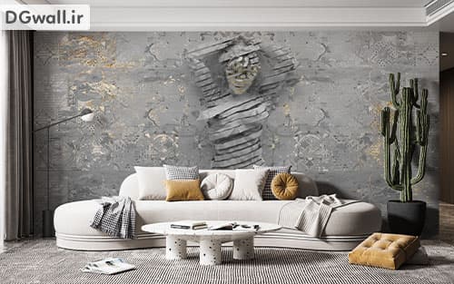 پوستر دیواری سه بعدی مجسمه دختر SC0004