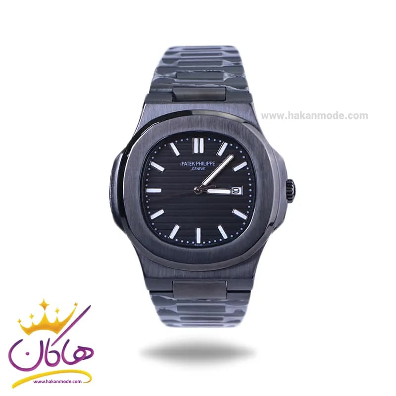 ساعت مچی پتک فیلیپ ناتیلوس مردانه فلزی تمام مشکی 8058/10