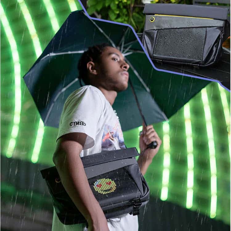 کیف Divoom Sling Bag-V – مشکی — تصویر ۵