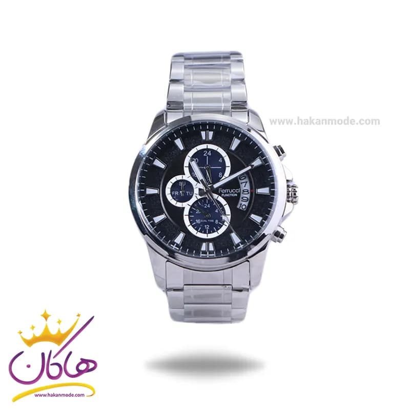ساعت مچی فروچی مردانه فلزی صفحه مشکی FC03271/05