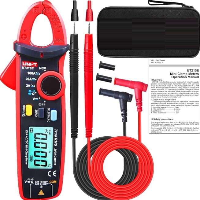 مولتی متر کلامپ AC/DC دیجیتال UNI-T مدل UT210E — تصویر ۲
