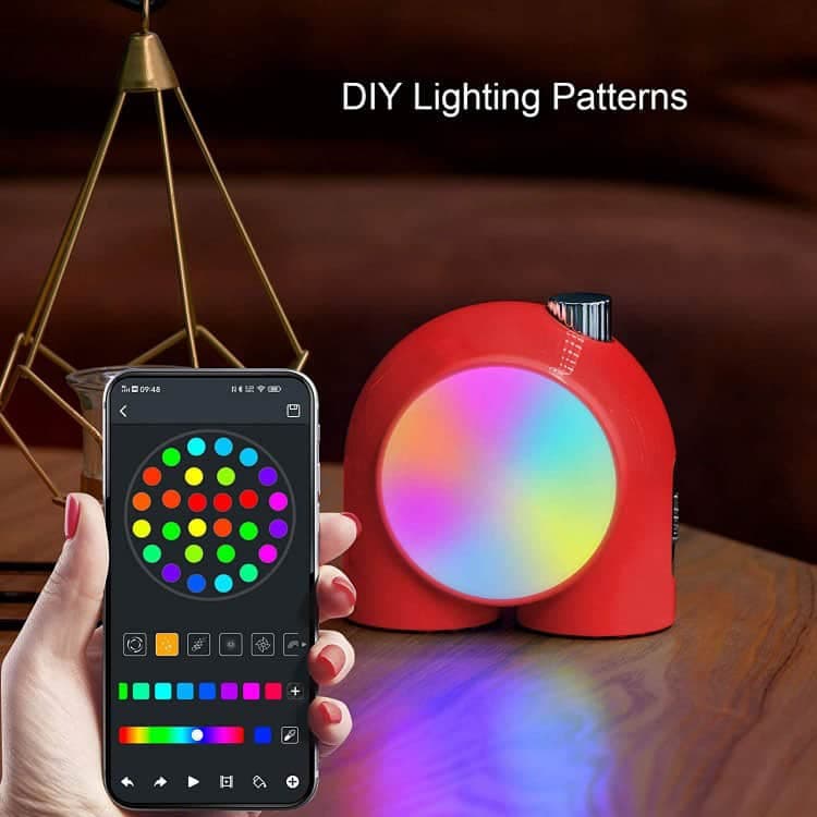لامپ هوشمند Divoom Planet 9 – قرمز — تصویر ۳