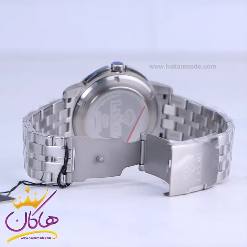 ساعت مچی لاکسمی مردانه فلزی کرنوگراف نقره ای G8552/1 — تصویر ۲