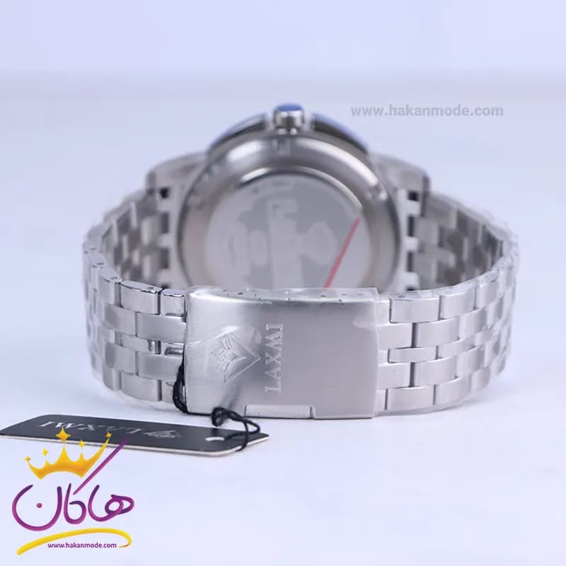 ساعت مچی لاکسمی مردانه فلزی کرنوگراف نقره ای G8552/1 — تصویر ۳