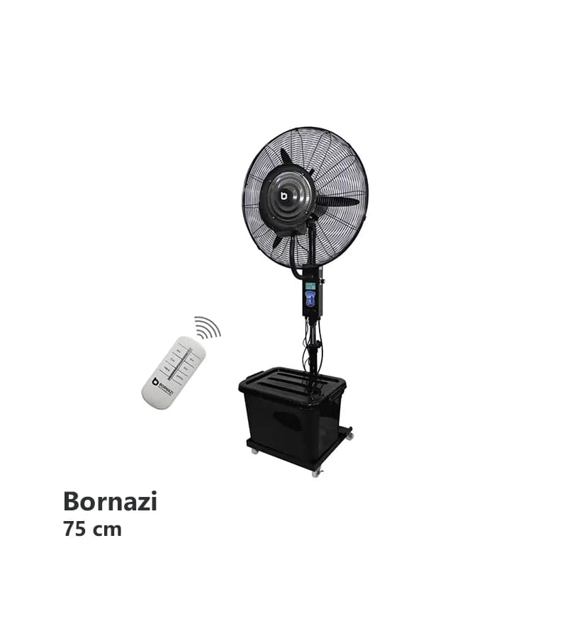 پنکه مهپاش ایستاده برنازی با قطر 75cm