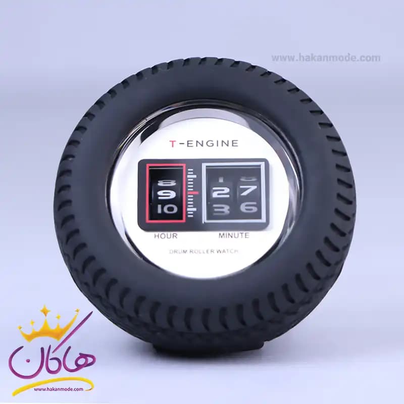 ساعت رومیزی تی انجین مشکی