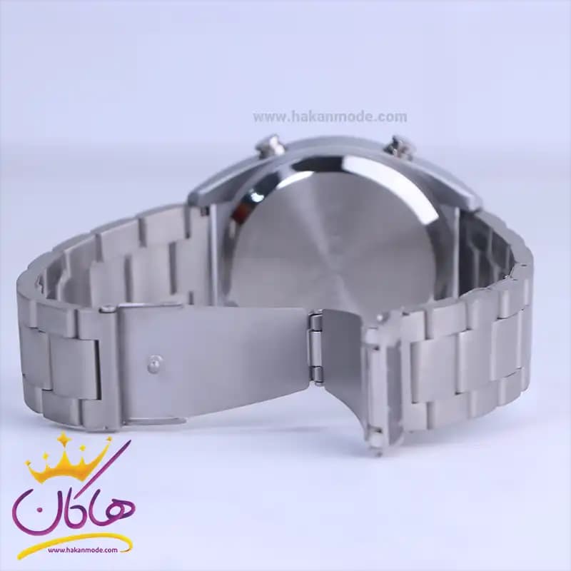 ساعت مچی تی انجین پتگر مردانه استیل نقره ای صفحه مشکی — تصویر ۲