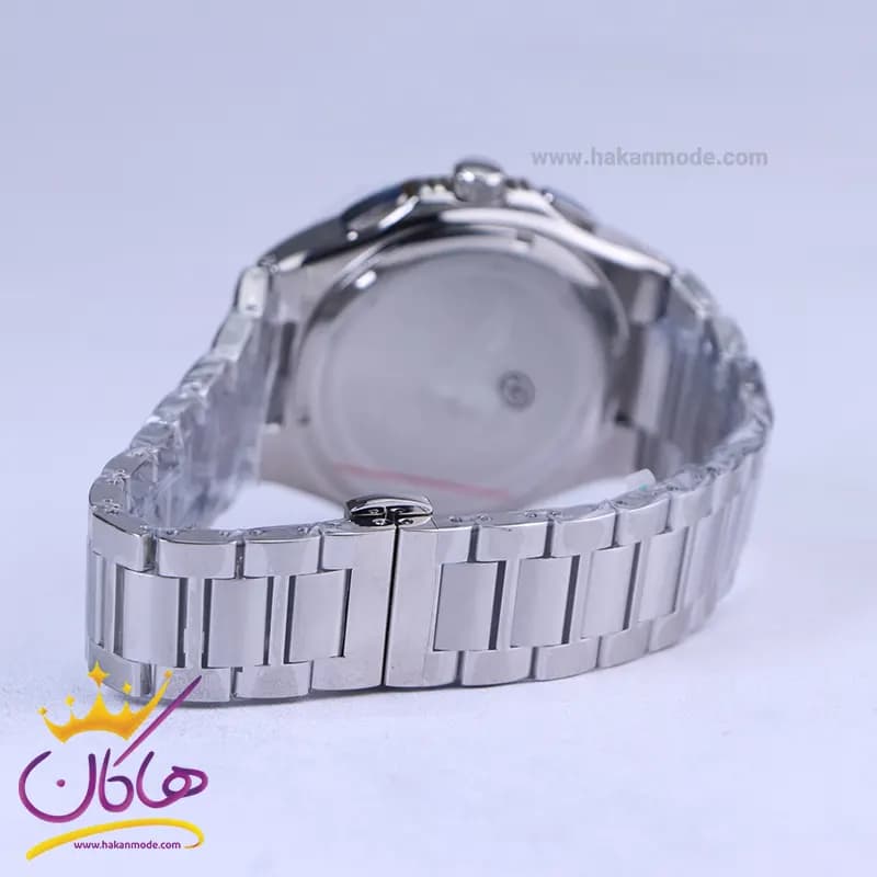 ساعت مچی عقربه ای کرست مردانه فلزی نقره ای crest 6319/1 — تصویر ۳