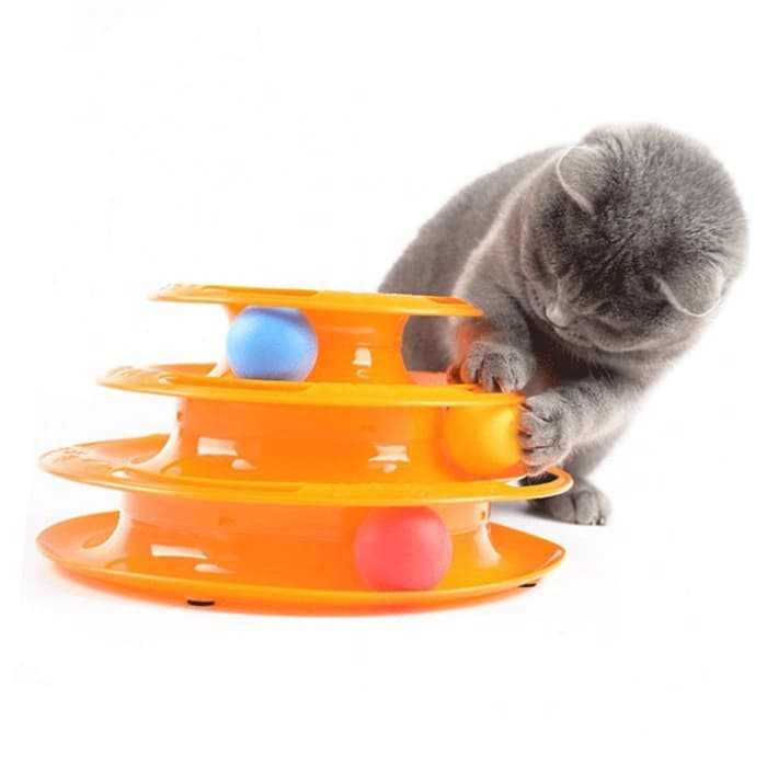 اسباب بازی گربه برج سه طبقه مدل یونیورس Univers Cat Toy — تصویر ۲