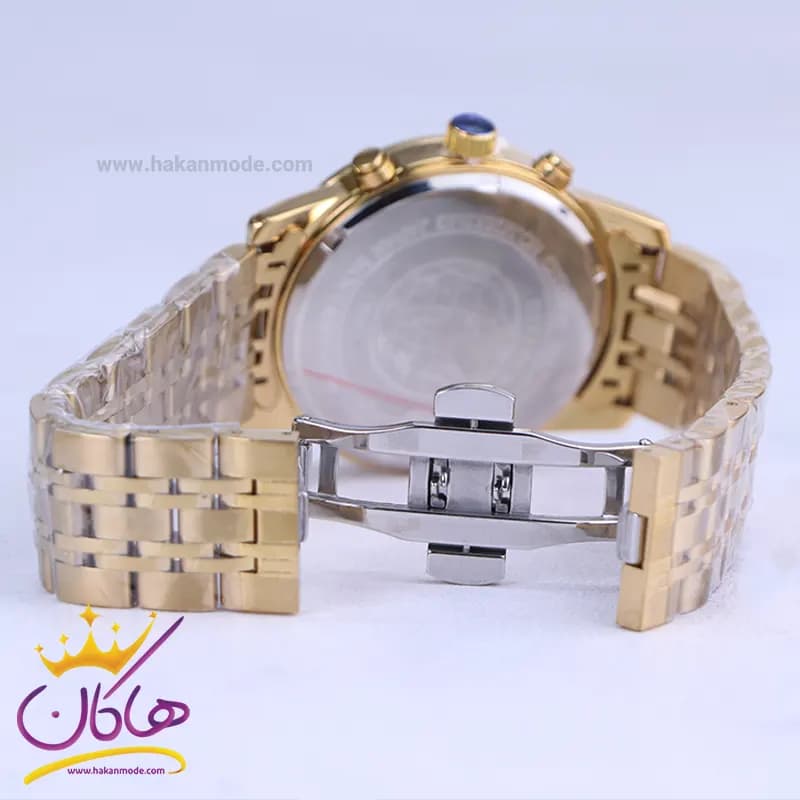 ساعت عقربه ای سیتیزن مردانه فلزی طلایی صفحه مشکی 2363/14 — تصویر ۲