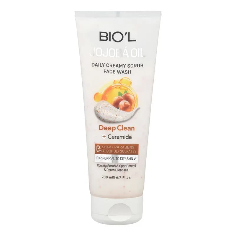 ژل شست‌وشوی صورت بیول مدل jojoba مناسب برای پوست خشک حجم 200 میلی لیتر