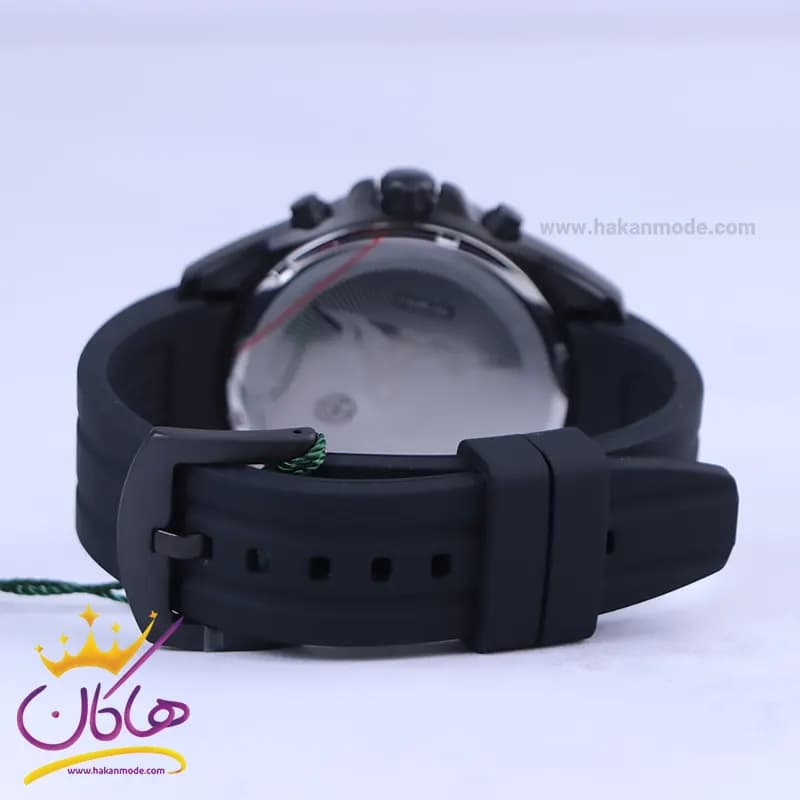 ساعت مچی عقربه ای کرست مردانه بند رابر مشکی 6275/5 — تصویر ۳