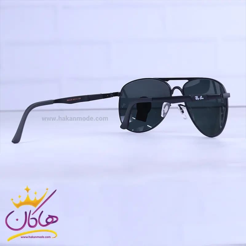 عینک آفتابی مردانه ریبن تمام مشکی RB 5228/2 — تصویر ۳