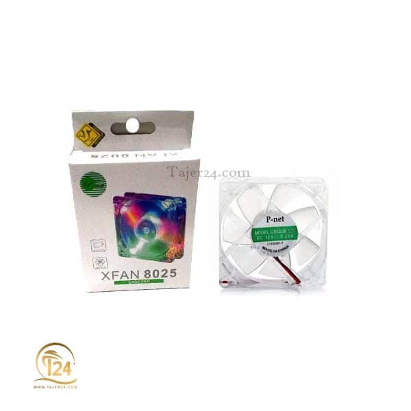 فن کیس ۸×۸ P-net چراغدار