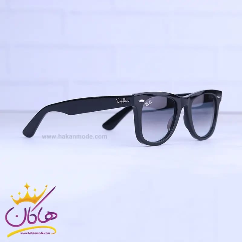 عینک آفتابی ری بن فریم مشکی RB2140 — تصویر ۴