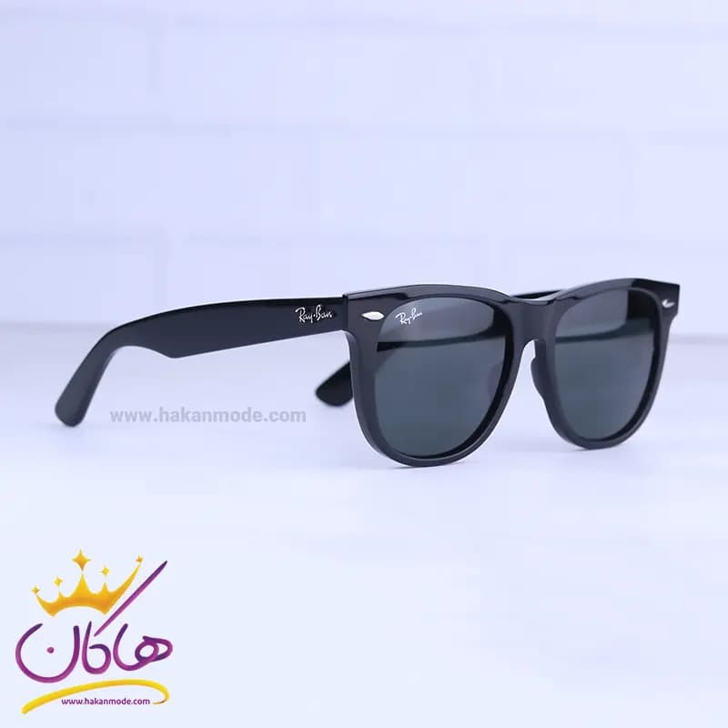عینک آفتابی ری بن تمام مشکی RB2140 — تصویر ۳