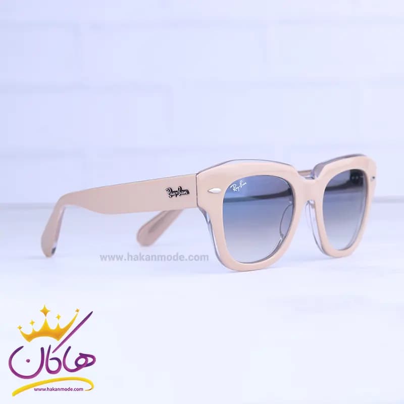 عینک آفتابی ری بن کرم استیت RB2186 — تصویر ۴