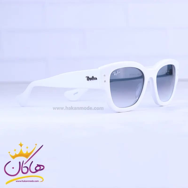 عینک آفتابی ری بن فریم سفید RB7681s — تصویر ۴
