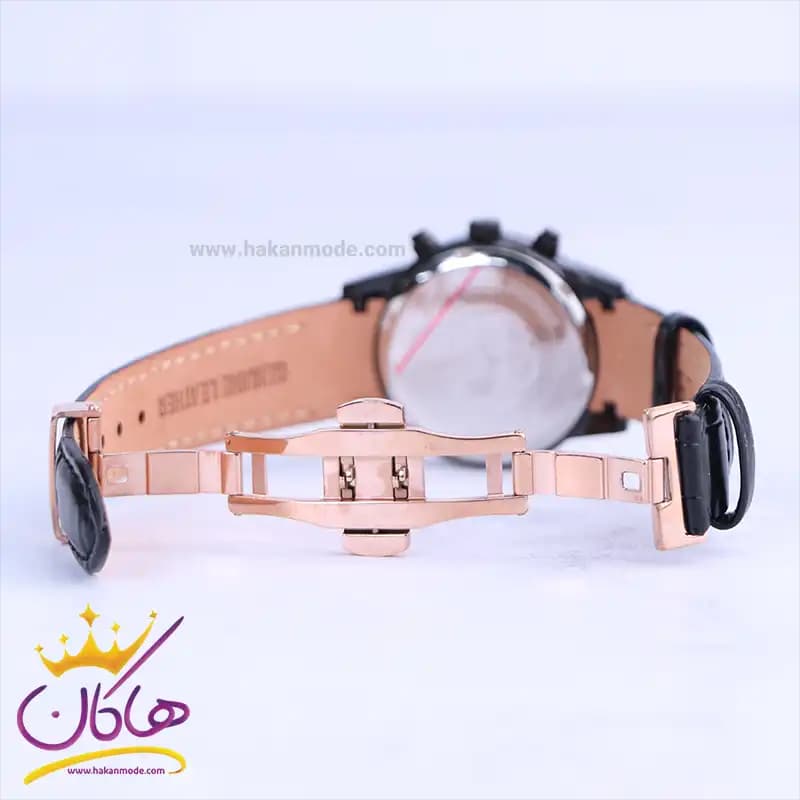 ساعت مچی سیتیزن زنانه بند چرم مشکی کرنوگراف L9234/2 — تصویر ۲
