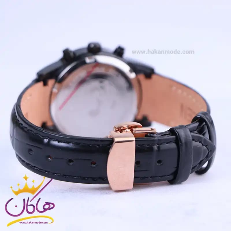 ساعت مچی سیتیزن زنانه بند چرم مشکی کرنوگراف L9234/2 — تصویر ۳