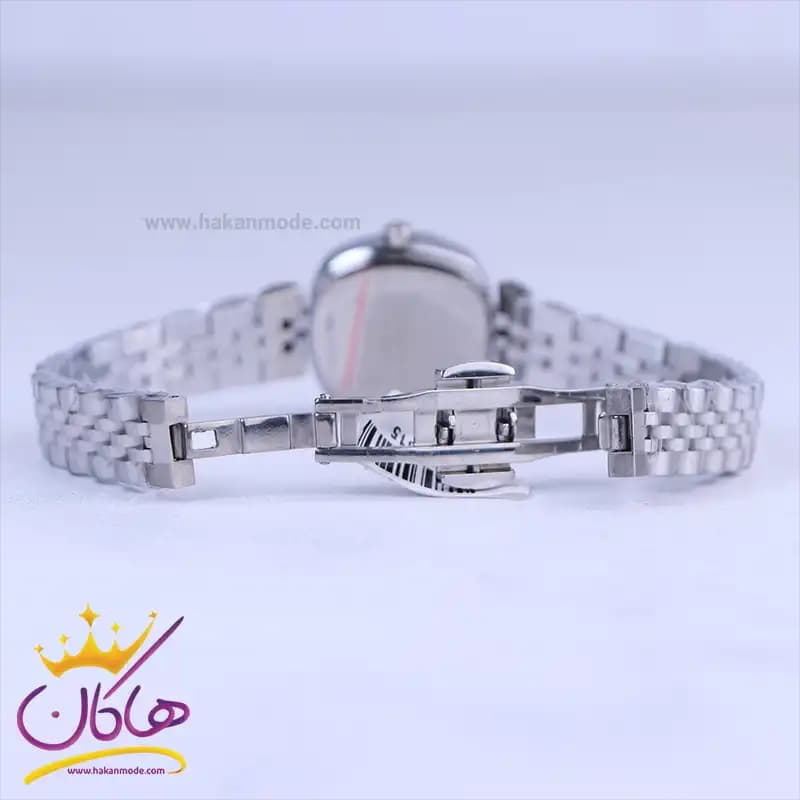 ساعت مچی الگانس زنانه استیل نقره ای قاب مربع ER 2200/2 — تصویر ۲
