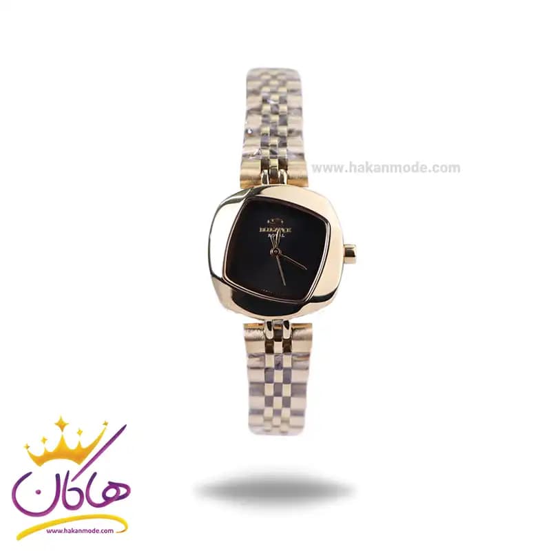 ساعت مچی الگانس زنانه استیل طلایی قاب مربع ER 2200/3