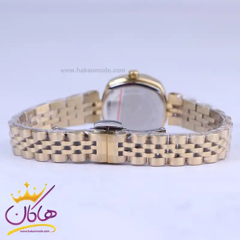 ساعت مچی الگانس زنانه استیل طلایی قاب مربع ER 2200/3 — تصویر ۳