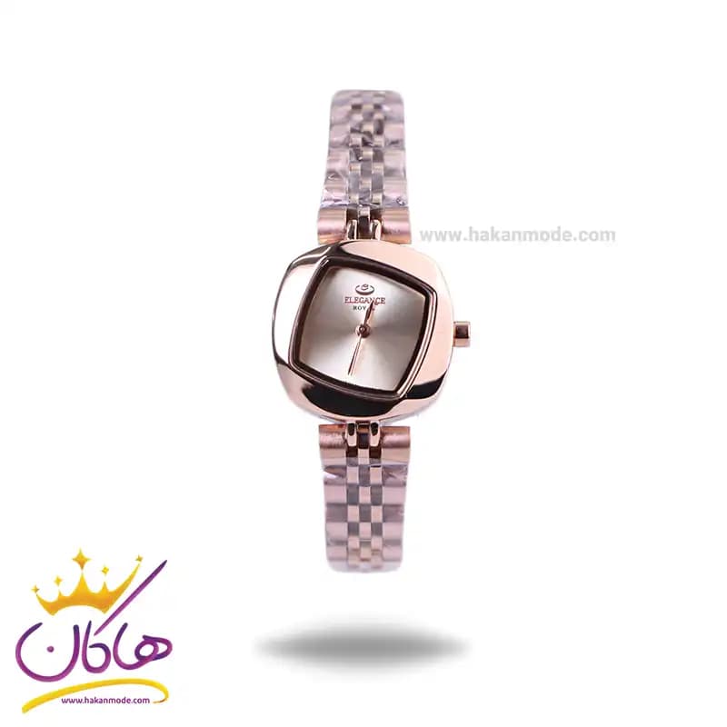 ساعت مچی الگانس زنانه استیل رزگلد قاب مربع ER 2200/6