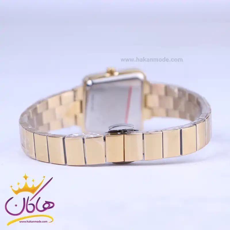 ساعت مچی الگانس زنانه استیل طلایی صفحه سبز ER 2196/4 — تصویر ۳