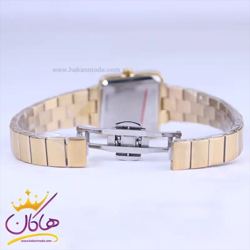 ساعت مچی الگانس زنانه استیل طلایی صفحه سبز ER 2196/4 — تصویر ۲