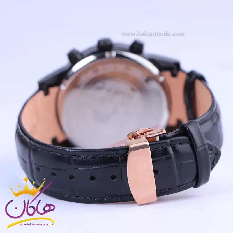 ساعت مچی سیتیزن مردانه بند چرم مشکی کرنوگراف G9234/1 — تصویر ۳