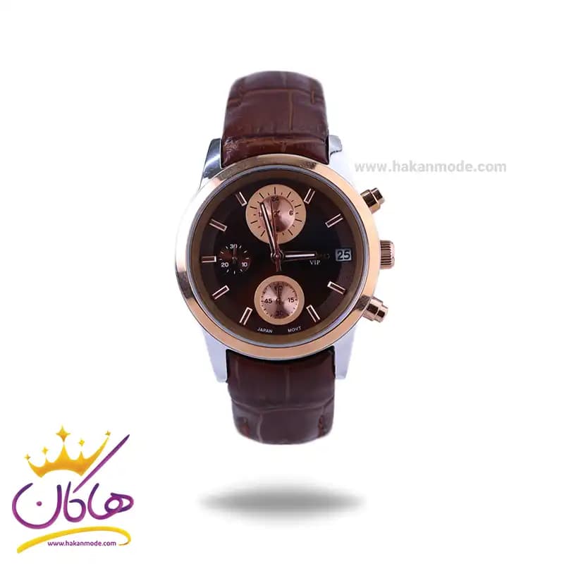 ساعت مچی سیکو زنانه بند چرم قهوه ای کرنوگراف L8117/10