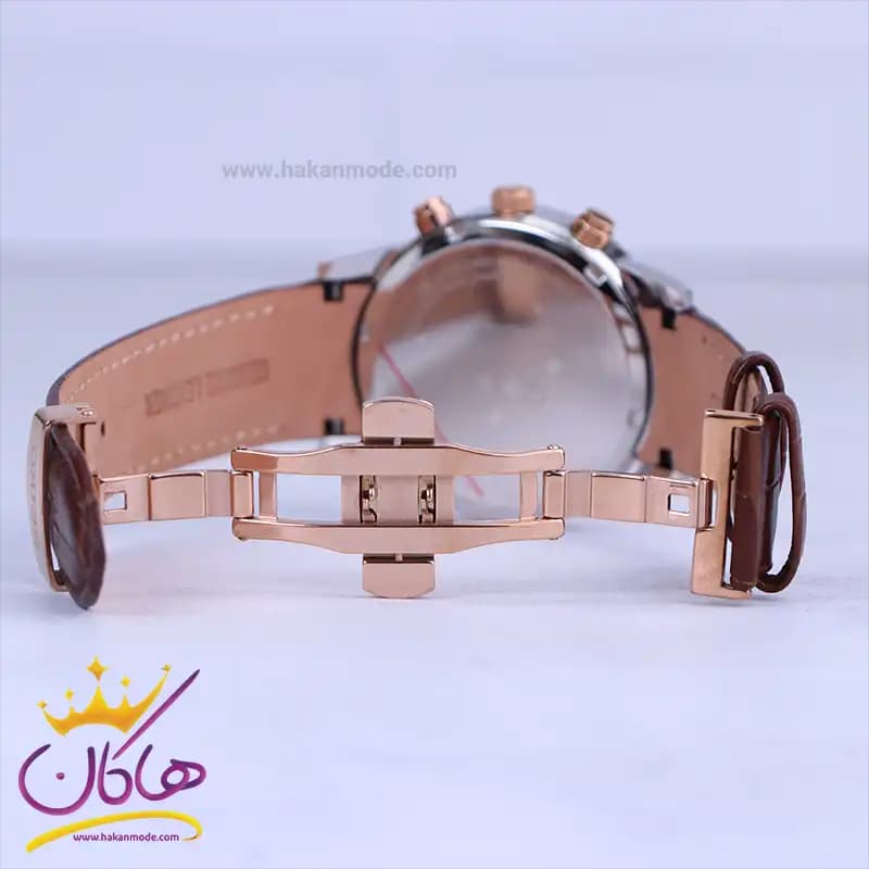 ساعت مچی عقربه ای سیکو مردانه بند چرم قهوه ای کرنوگراف G8117/9 — تصویر ۲