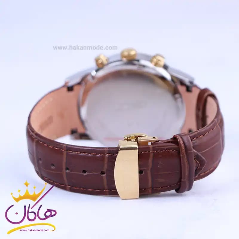 ساعت مچی سیکو مردانه بند چرم قهوه ای کرنوگراف G8117/5 — تصویر ۳