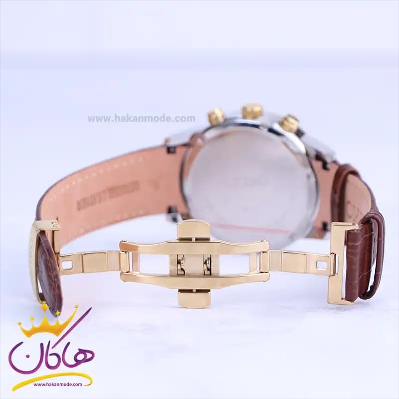 ساعت مچی سیکو مردانه بند چرم قهوه ای کرنوگراف G8117/5 — تصویر ۲