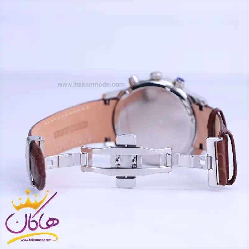 ساعت مچی سیکو مردانه بند چرم قهوه ای کرنوگراف G8117/3 — تصویر ۲