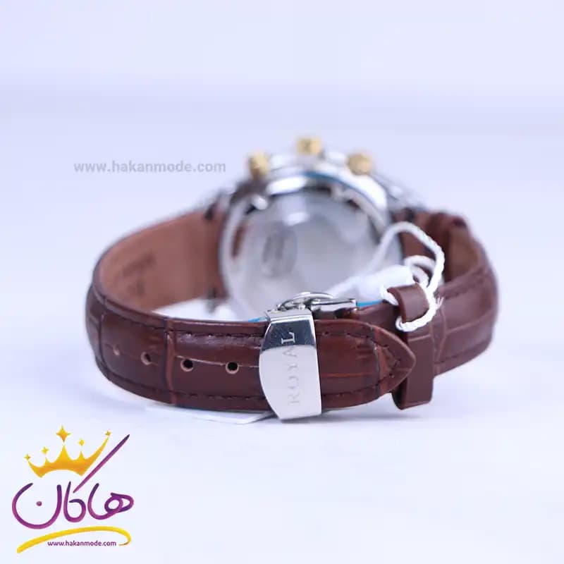 ساعت مچی الگانس زنانه بند چرم صفحه سفید ER2127/10 — تصویر ۲