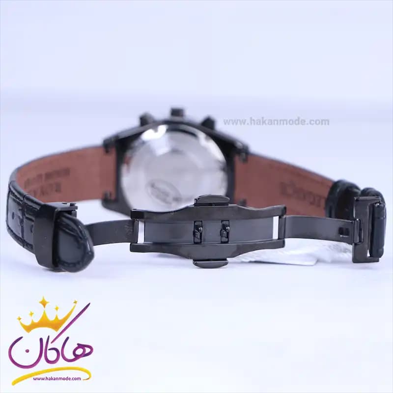 ساعت مچی عقربه ای الگانس زنانه بند چرم مشکی ER2128/4 — تصویر ۲
