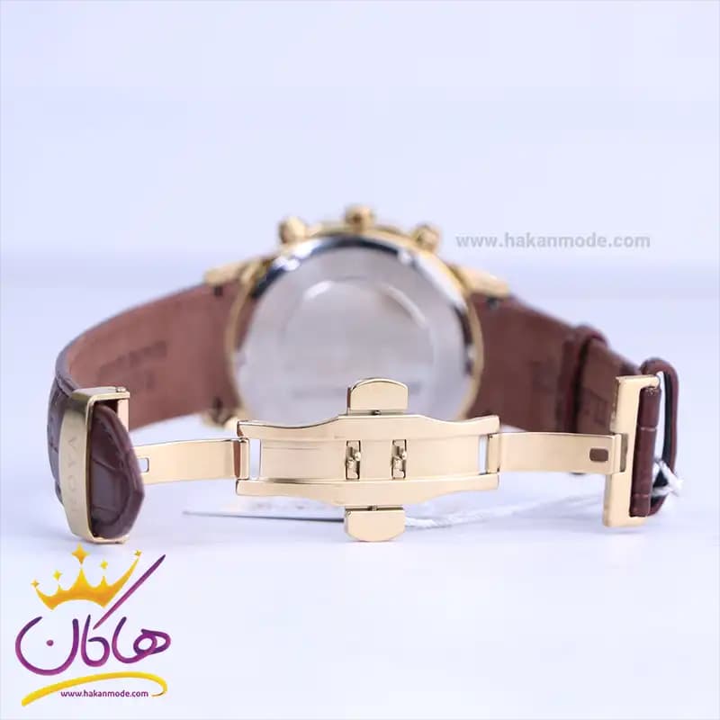 ساعت مچی الگانس رویال مردانه بند چرم صفحه سفید ER2124/3 — تصویر ۲