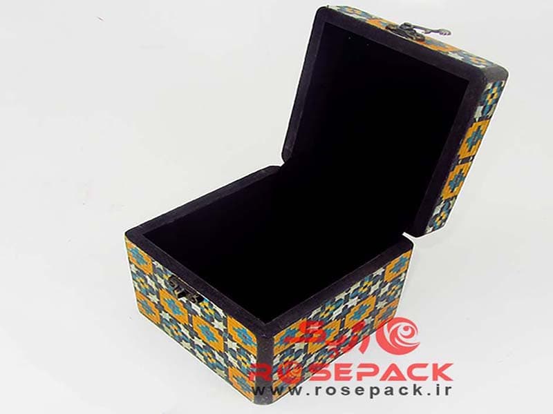 جعبه چوبی طرح دار مدل 0418
