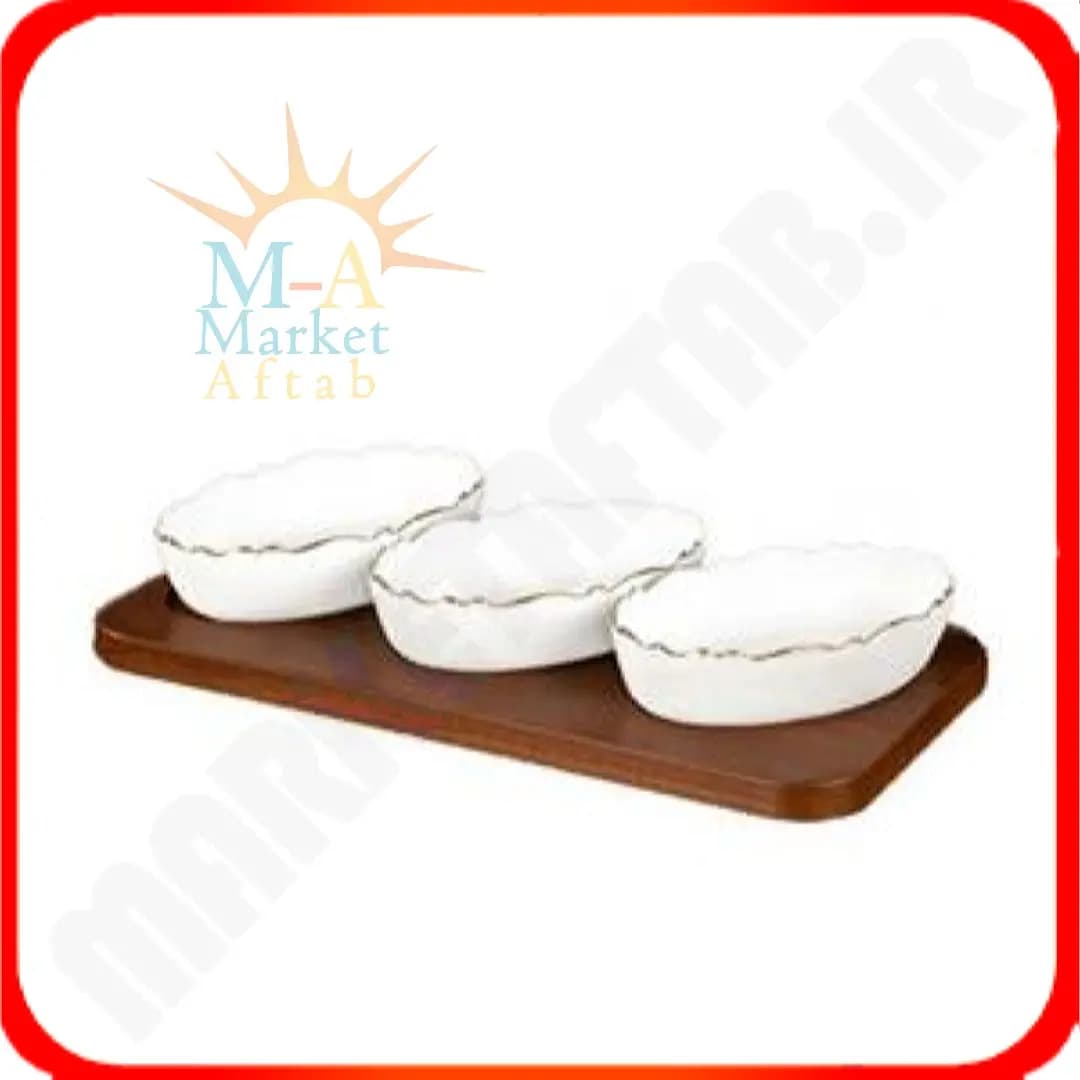 اردوخوری بیضی موج 3 خانه لیمون چینی آراد