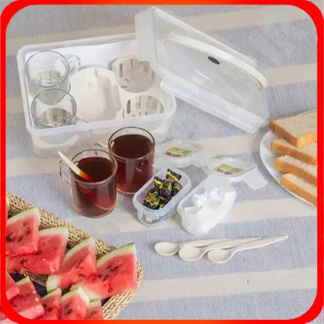 سرویس چای خوری ۴ نفره دلنار هوم کت — تصویر ۴