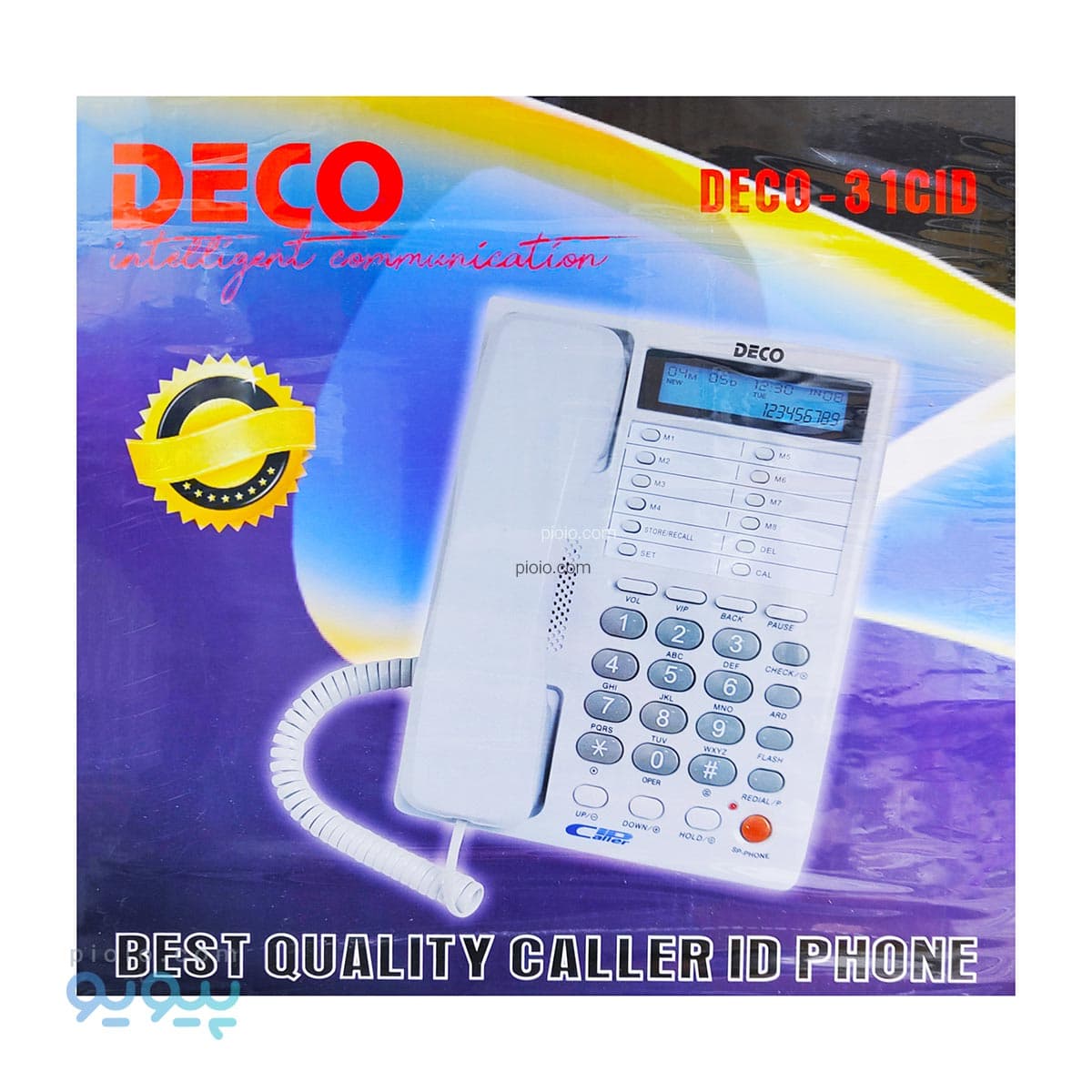 تلفن سیمی دکو DECO مدل deco-31cid تک و عمده