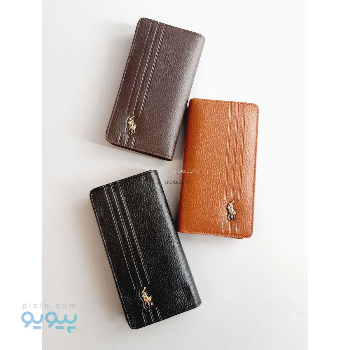 کیف پول مردانه کتی بلند 3 خط شرانگ تک و عمده